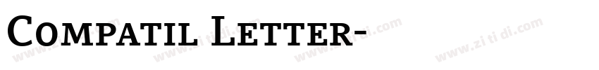 Compatil Letter字体转换
